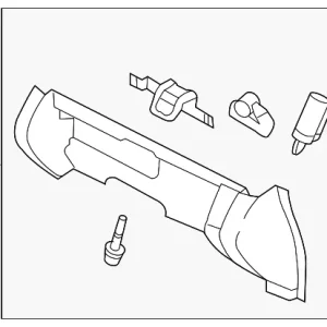 Glove Box Assembly - Mazda (EG23-64-030A-34)