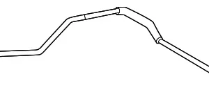 Vent Pipe - Mazda (KMV6-42-51Y)