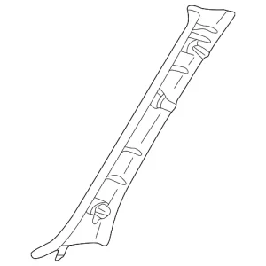Windshield Pillar Trim - Mazda (EC02-68-160F-22)