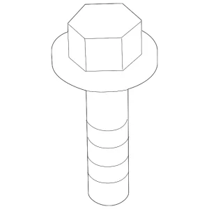 Engine Air Intake Hose Bolt - Mazda (9946-30-620)