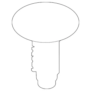 Finish Molding Fastener - Mazda (L206-50-715)