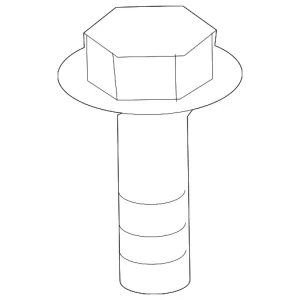 Heat Shield Screw - Mazda (9XG1-60-907L)