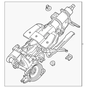 Column Assembly - Mazda (VA40-32-150)