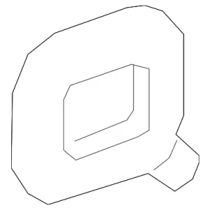 Backup Lamp Assembly Seal - Mazda (BCJH-51-3H8)