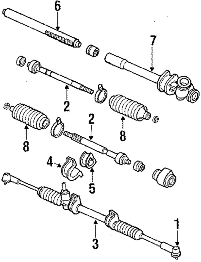 Gear Assembly Bushing - Mazda (B093-32-124)