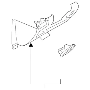 Lower Panel - Mazda (BDGF-64-280A)