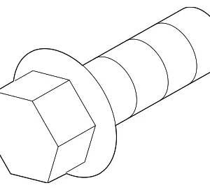 Strut Lower Bolt - Mazda (9YA1-61-404)