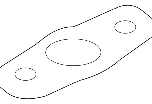 Oil Outlet Tube Gasket - Mazda (PY8V-14-264)
