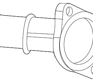 Thermostat Housing - Mazda (PXK7-15-172)