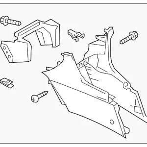 Front Console - Mazda (GHP9-64-320B-02)
