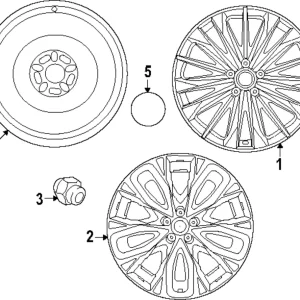 Wheel, Alloy - Mazda (9965-04-8590)