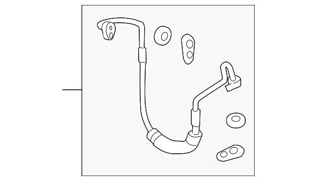 Discharge Hose - Mazda (ZZD4-61-461A)