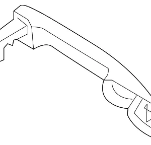 Handle, Outside - Mazda (KBB3-72-410B-13)