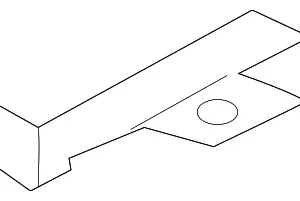 Front Console Lower Bracket - Mazda (BDGF-64-32X)