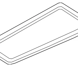 License Lamp Gasket - Mazda (B45A-51-242)