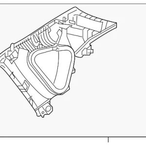 Upper Quarter Trim - Mazda (KB8C-68-260B-75)