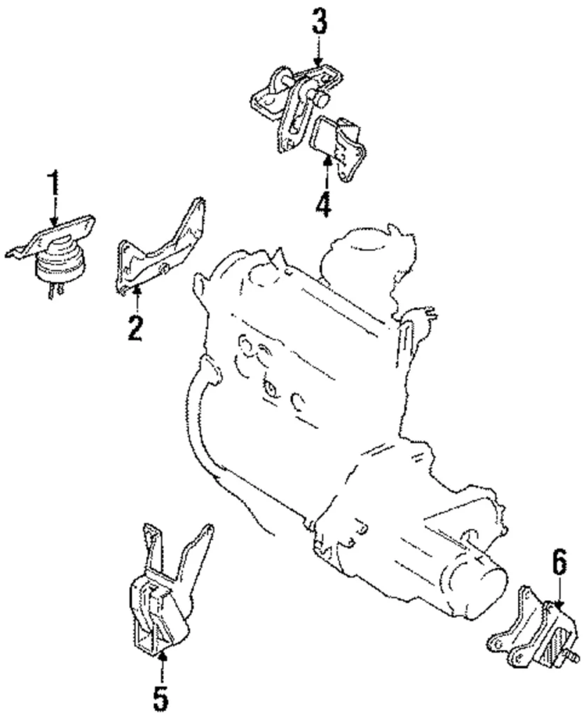 Trans Mount - Mazda (GC76-39-050A)