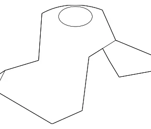 Spare Bracket - Mazda (GS3L-53-790)