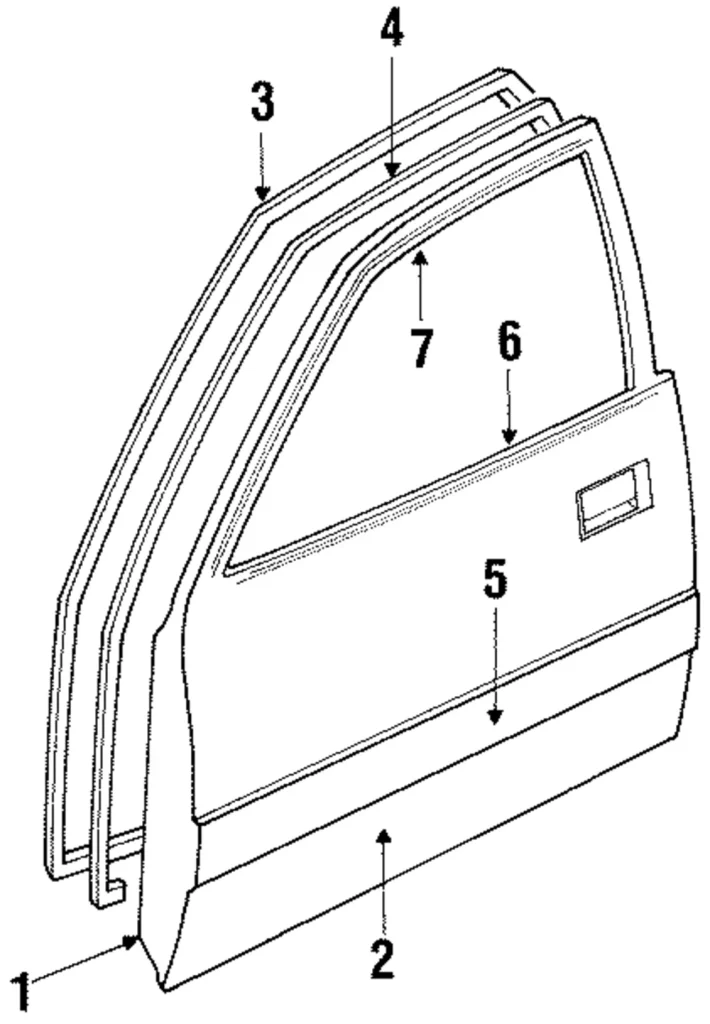 Side Molding - Mazda (GJ51-50-682)
