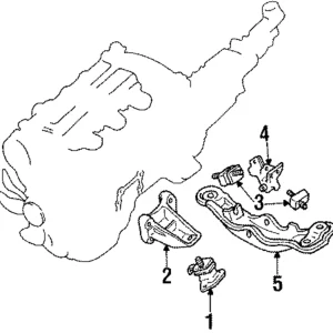 Rear Mount - Mazda (FB01-39-340A)