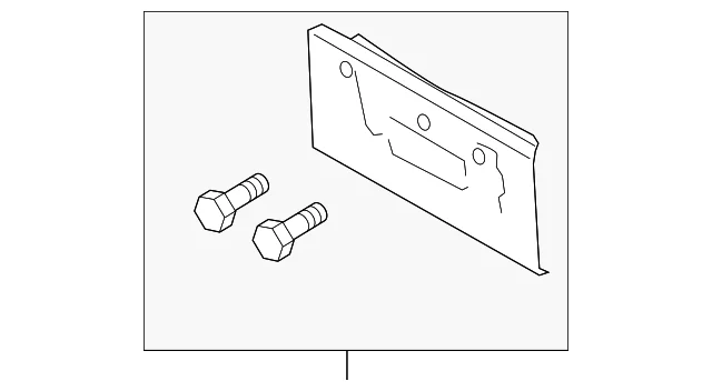 License Bracket - Mazda (FF14-50-170D)
