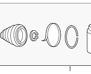 Inner Boot - Mazda (GDB6-22-540)