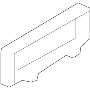 Lower Trim Panel Hole Cover - Mazda (VA40-68-949-02)