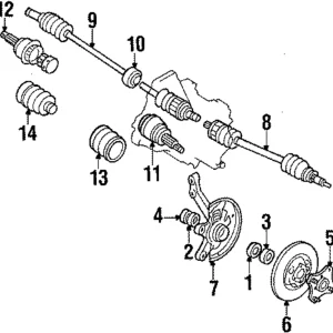 Brake Rotor - Mazda (B001-33-251C)