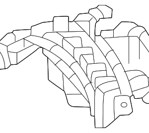 Center Reinforced - Mazda (KR9S-53-6H0)