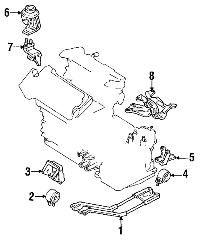 Trans Mount - Mazda (EA03-39-100B)
