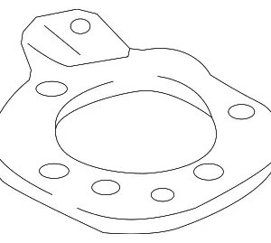 Strut Bracket - Mazda (DF73-56-A8Y)