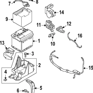 Hold Down - Mazda (DN4E-56-031)