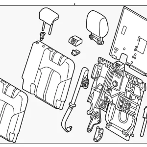 Seat Back - Mazda (KEVE-88-380-02)