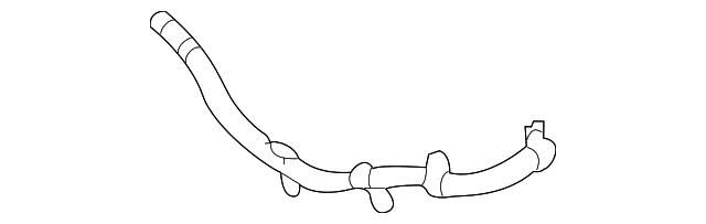Engine Coolant Bypass Hose - Mazda (YF09-15-261)