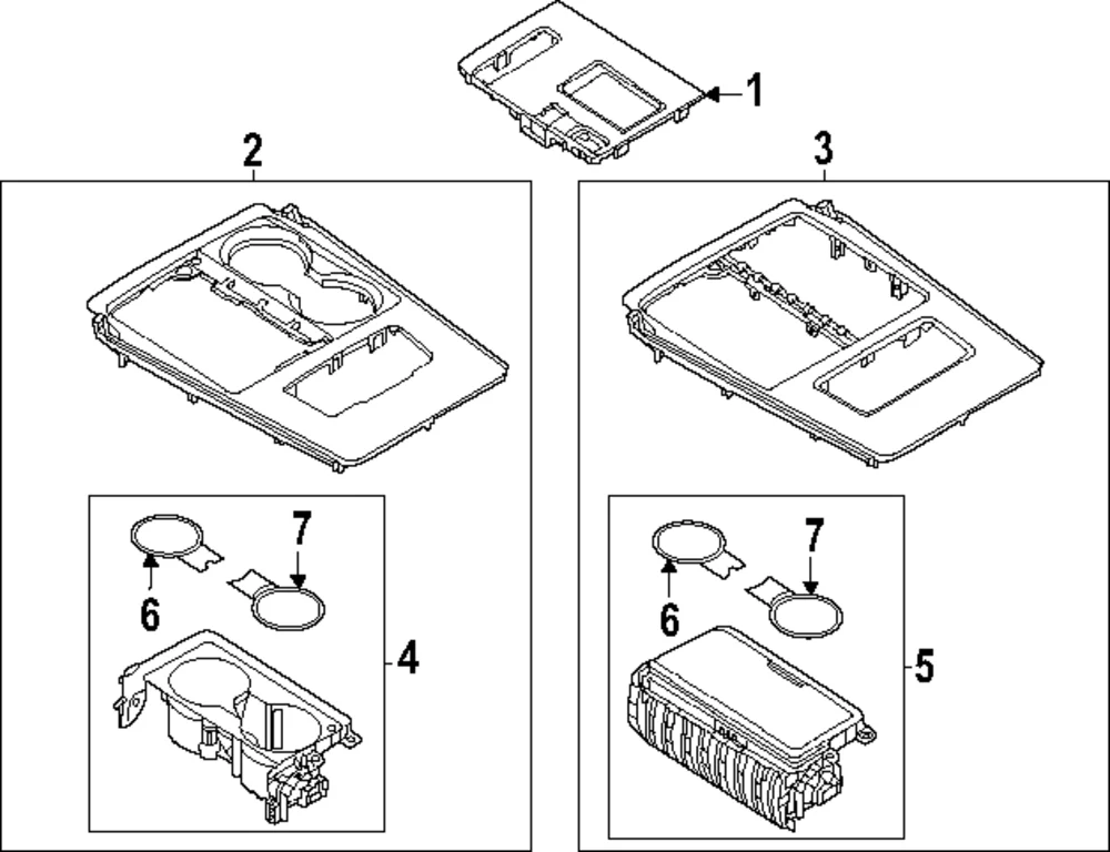 Cup Holder - Mazda (KJG4-64-390B)