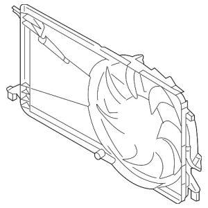 Fan Shroud - Mazda (LFB7-15-210A)