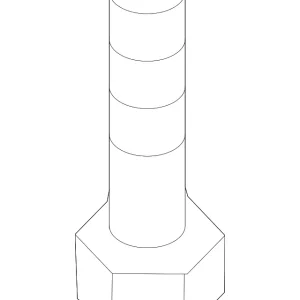 Under Cover Bolt - Mazda (9072-00-620)
