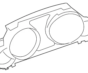 Cluster Panel - Mazda (TD13-55-446)