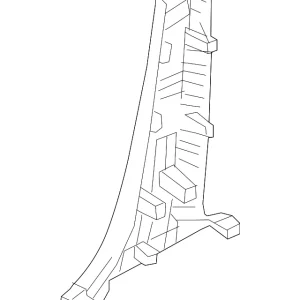 Lower Center Pillar Trim - Mazda (TK48-68-220B-02)