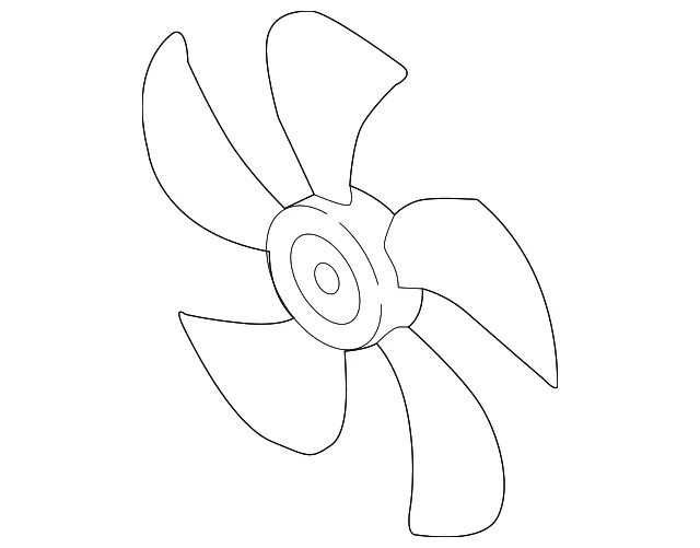 Fan Blade - Mazda (PE01-15-140)