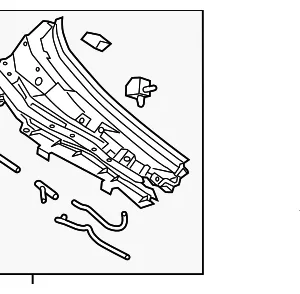 Cowl Grille - Mazda (GBEF-50-7R0)
