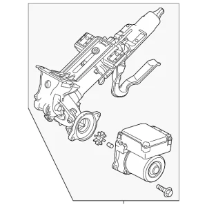 Steering Column - Mazda (GJR9-32-100M)