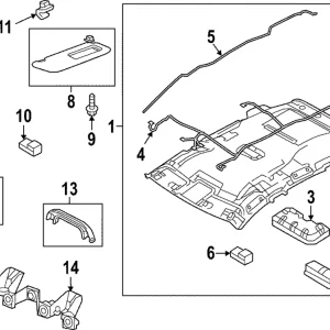 Grip Handle Bracket - Mazda (VA40-69-45XA)