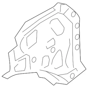Pillar Reinforced - Mazda (TD11-70-651C)