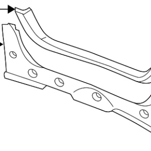 Rear Panel Trim - Mazda (T001-68-89XD-05)
