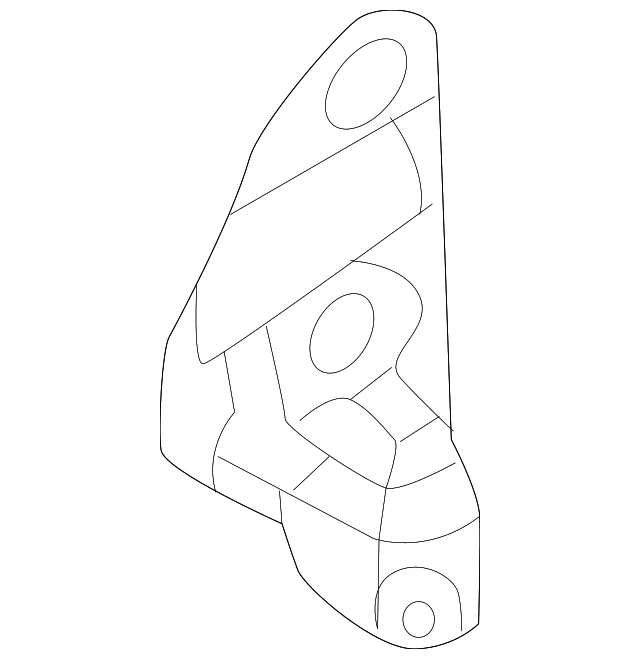 Folding Seat Latch Release Handle Bracket - Mazda (VA40-57-X12B)