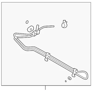 Power Steering Cooler Tube - Mazda (TD11-32-470C)