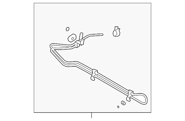 Power Steering Cooler Tube - Mazda (TD11-32-470C)