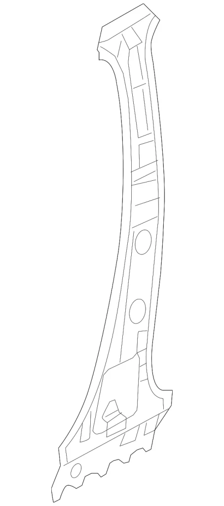 Inner Center Pillar - Mazda (KD53-71-080)