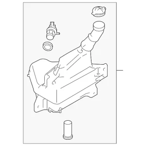 Reservoir Assembly - Mazda (GS3L-67-480A)